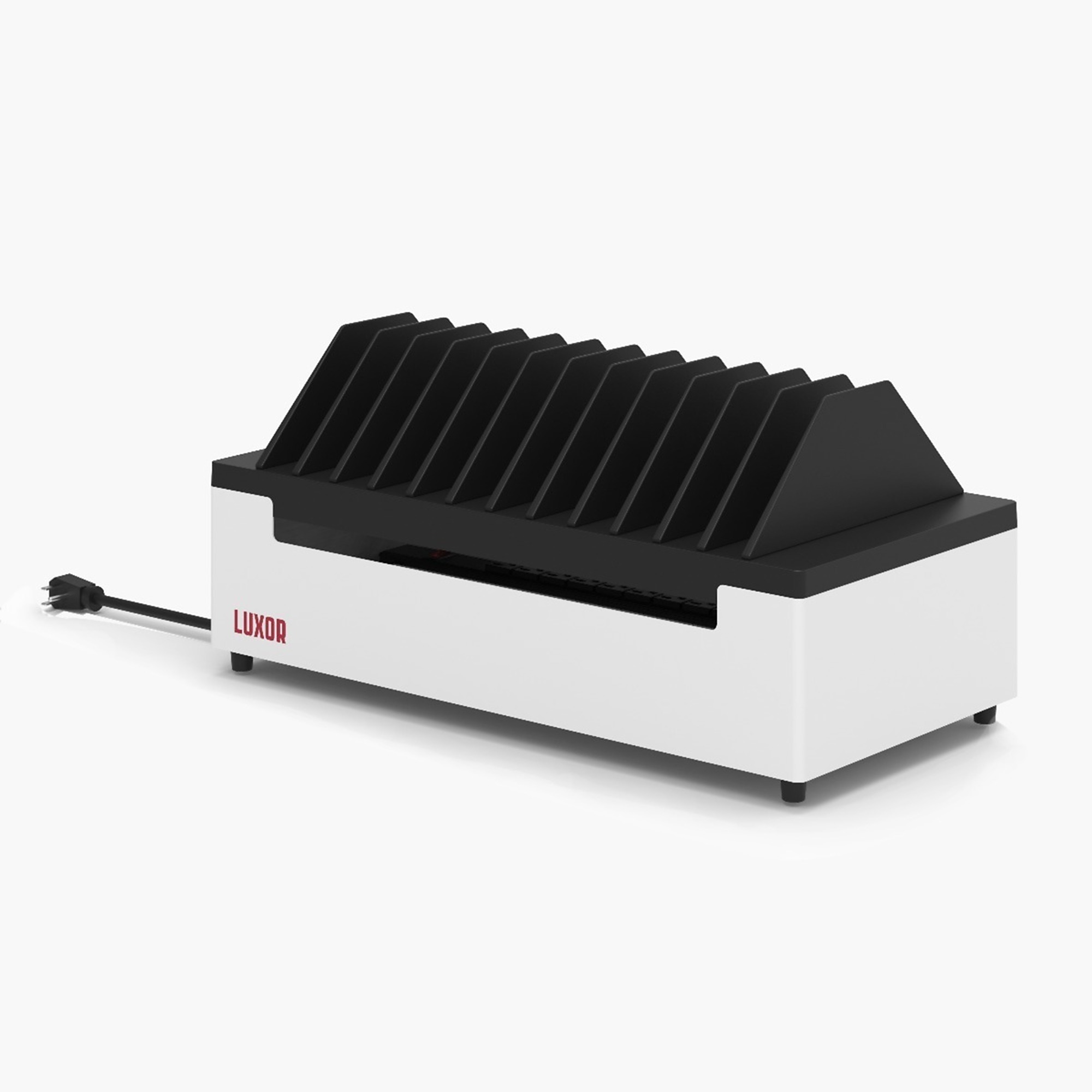 Luxor 12-Port Charging Station — For Laptops, Tablets, Mobile Devices, Adjustable Slots, Model# LOTT12